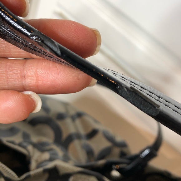 Coach Patent Leather Monogram Tote / Shopper - Picture 6 of 8